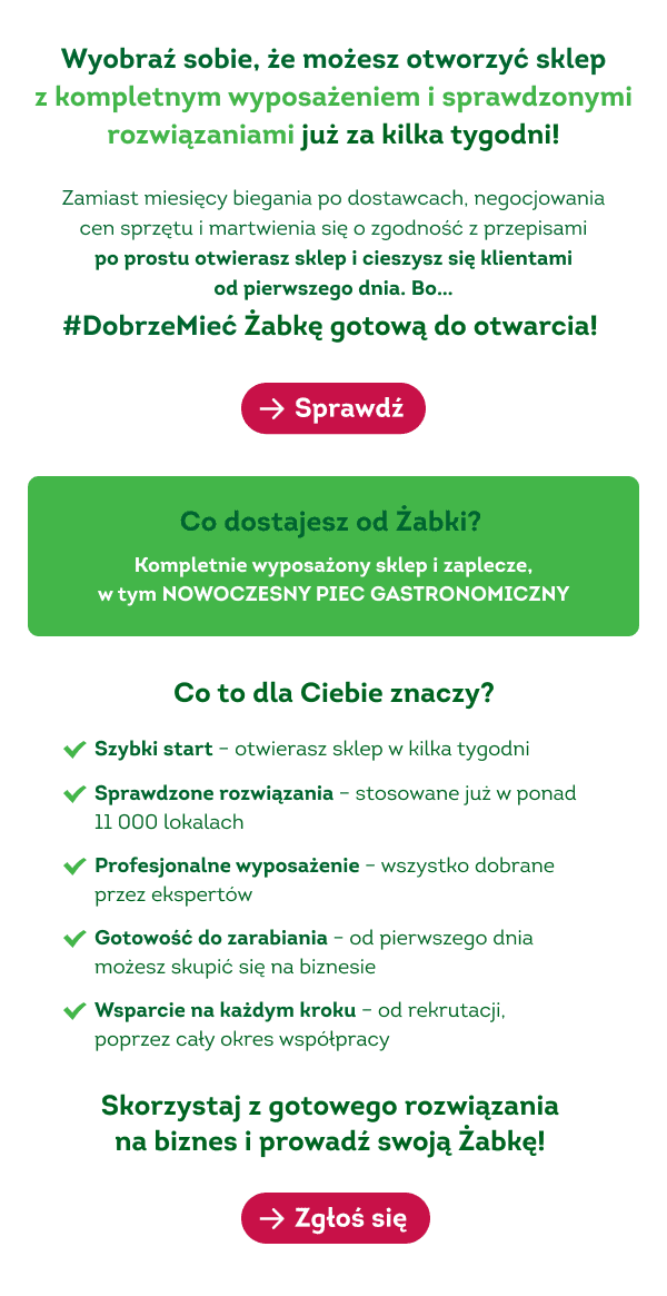 #DobrzeMieć Żabkę!