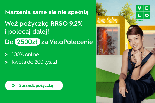 POŻYCZKA GOTÓWKOWA - VeloBank. Pobierz obrazek.
