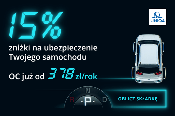 15% zniżki na ubezpieczenie Twojego samochodu. OC już od 321zł.